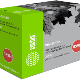 Картридж лазерный Cactus CS-039HBK черный (25000стр.) для Canon LBP 351x i-Sensys /352x i-Sensys