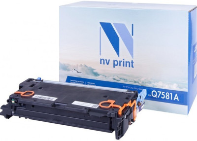 Картридж NVP совместимый NV-Q7581A для HP Color LaserJet CP3505/ CP3800 (6000k)