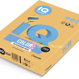 Бумага Mondi IQ Color Neon NEOOR, матовая, A3 (297 x 420 мм), 80 г/кв.м, оранжевая неоновая (500 листов)