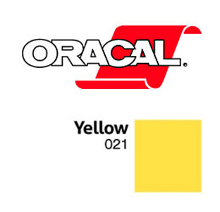 Пленка Oracal 641G F021 (желтый), 75мкм, 1000мм (1 п.м.)