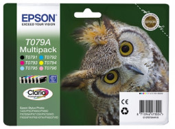 Картридж Epson T079A комплект (BK,C,M,Y,LC,LM) 6шт