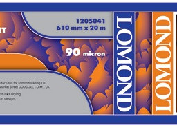 Пленка Lomond XL Matt/Matt Film, матовая, 90 мкм, 610 мм, 20 м