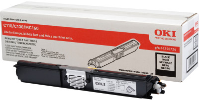 Тонер-картридж OKI TONER-K-C110/130/MC160-2.5K (black) (PP035966)