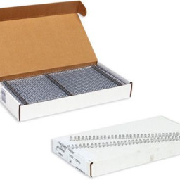 Пружины Bulros металлические, шаг 2:1, диаметр 1 1/4, белые, 30шт.