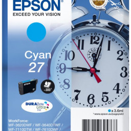 Картридж Epson T2702 (cyan) 3,6 мл