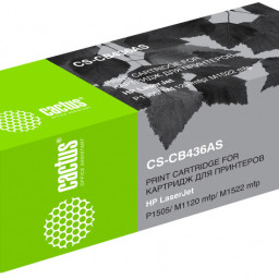 Картридж лазерный Cactus CS-CB436AS черный (2000 стр.) для HP LJ P1505/ M1120/M1522