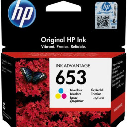 Картридж HP 653 Original Ink Advantage Cartridge (cyan/magenta/yellow), 200 стр.