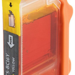 Картридж струйный Cactus CS-BCI6Y желтый (12мл) для Canon S800/S820/S900/S9000/i550/i560/i860/i865/i905D/i950S/i960x/i965/i990/i9100/i9950/JX500/MP750/MP760/iP600D/iP3000/iP600D/iP8500/BJC-8200