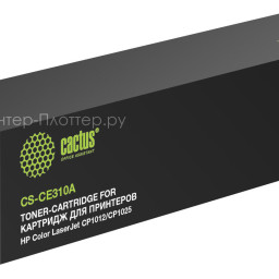 Картридж лазерный Cactus CS-CE310A черный (1200 стр.) для HP CLJ CP1012/CP1025