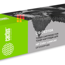 Картридж лазерный Cactus CS-CE310A черный (1200 стр.) для HP CLJ CP1012/CP1025