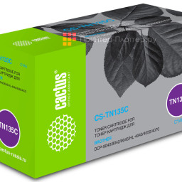 Картридж лазерный Cactus CS-TN135C голубой (4000стр.) для Brother DCP-9040/9042/9045/HL-4040/4050/4070