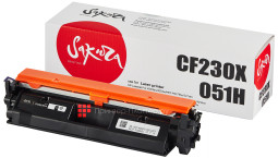 Тонер-картридж SAKURA CF230X/051H для HP и Canon (black), 4000 стр. (PP052289)