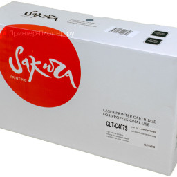 Тонер-картридж SAKURA CLTC407S для Samsung (cyan), 1000 стр. (PP052150)