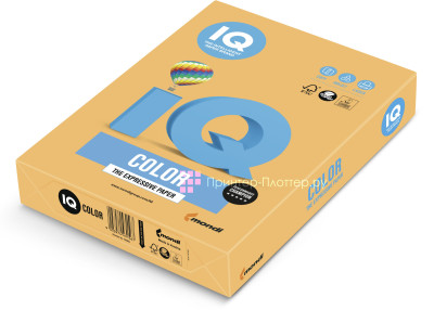 Бумага Mondi IQ Color Neon NEOOR, матовая, A4 (210 x 297 мм), 80 г/кв.м, оранжевая неоновая (500 листов)