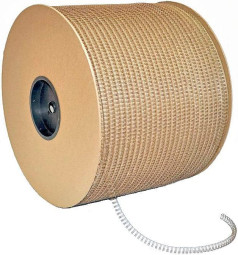 Пружины в бобине HY металлические, шаг 3:1, диаметр 5/16, золотые, 60000 петель