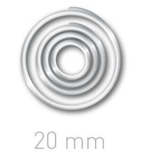 Кольца для переплета OPUS O.easyRing, 20 мм, прозрачные, 160 шт.