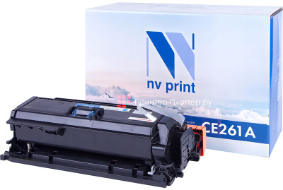 Картридж NVP совместимый NV-CE261A Cyan для HP Color LaserJet CP4025dn/ CP4025n/ CP4525dn/ CP4525n/ CP4525xh (11000k)