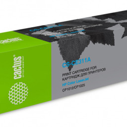 Картридж лазерный Cactus CS-CE311A голубой (1000 стр.) для HP LJ CP1012Pro/CP1025