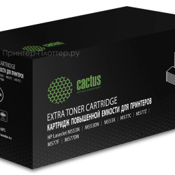 Картридж лазерный Cactus CS-CF361X-MPS голубой (18000 стр.) для HP CLJ M552dn/M553dn/M553N/M553x