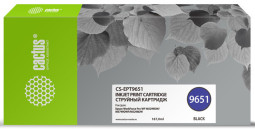 Картридж струйный Cactus CS-EPT9651 T9651 черный (187мл) для Epson WorkForce Pro WF-M5299DW/M5799DWF