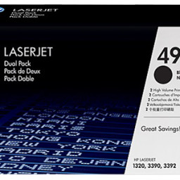 Тонер-картридж HP 49X (black) набор, 2 шт. x 6000 стр.