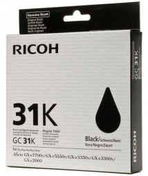 Картридж Ricoh Print Cartridge GC31K (black), 1920 стр.