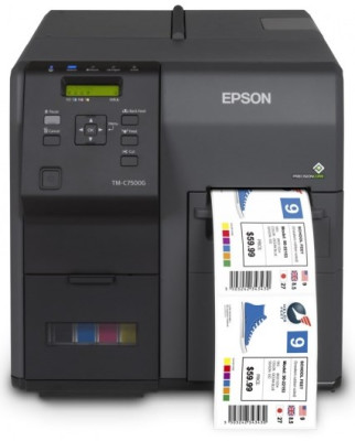 Принтер для печати наклеек Epson ColorWorks TM-C7500G