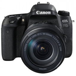 Фотоаппарат Canon EOS 77D 18–135 IS USM