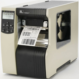 Термотрансферный принтер Zebra 140Xi4 203 DPI, RS232, LPT, USB, Ethernet, с ножом и накопителем