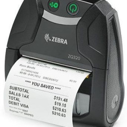 Термопринтер Zebra ZQ320, 203 DPI, Bluetooth, USB, NFC