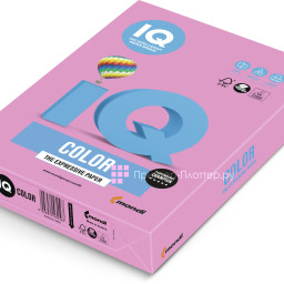 Бумага Mondi IQ Color Neon NEOPI, матовая, A4 (210 x 297 мм), 80 г/кв.м, розовая неоновая (500 листов)