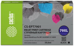 Картридж Cactus Cartridge CS-EPT7901 для Epson WorkForce Pro WF (black), 59 мл