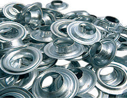 Люверсы для баннеров, 10 мм, оцинкованные, блочка+кольцо (Алтай/Урал/Уралец), 1000 шт.