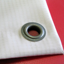 Люверсы для баннеров, 10 мм, оцинкованные, блочка+кольцо (Алтай/Урал/Уралец), 1000 шт.