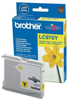 Картридж Brother LC-970Y (yellow), 300 стр.
