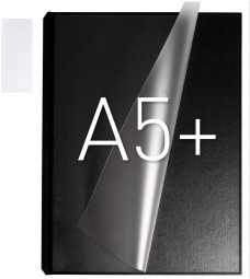 Обложки OPUS Metalbind Classic Duplex, 155 x 213 мм, твердые, черные, 20 шт.