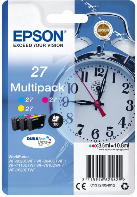 Картридж Epson T2705 комлект (C,M,Y) 3шт. 10,8 мл