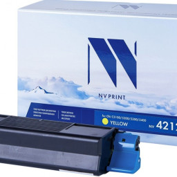 Картридж NVP совместимый NV-42127405 Yellow для Oki C5100/5200/5300/5400 (5000k)