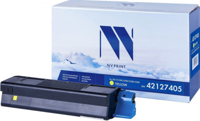 Картридж NVP совместимый NV-42127405 Yellow для Oki C5100/5200/5300/5400 (5000k)