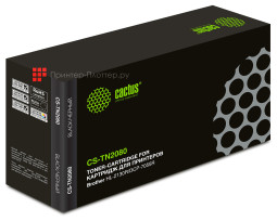 Картридж лазерный Cactus CS-TN2080 черный (700стр.) для Brother HL-2130R/DCP-7055R