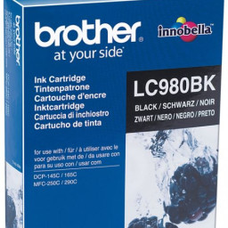 Картридж Brother LC-980BK (black), 300 стр.