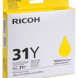 Картридж Ricoh Print Cartridge GC31Y (yellow), 1750 стр.
