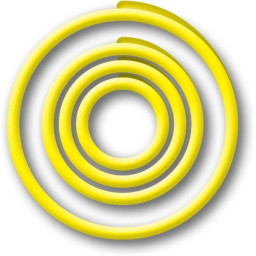 Кольца для переплета OPUS O.easyRing, 30 мм, желтые, 60 шт.