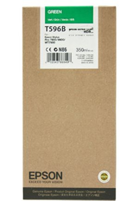 Картридж Epson T596B (green) 350 мл