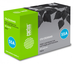 Картридж лазерный Cactus CS-CE255AS черный (6000 стр.) для HP LJ P3011/P3015