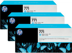 Картридж HP 771 (light cyan) комплект, 3 шт. x 775 мл