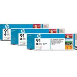 Картридж HP 91 комплект (photo black) 3шт x 775мл