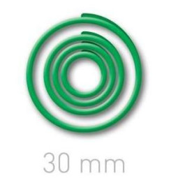 Кольца для переплета OPUS O.easyRing, 30 мм, зеленые, 60 шт.