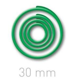 Кольца для переплета OPUS O.easyRing, 30 мм, зеленые, 60 шт.