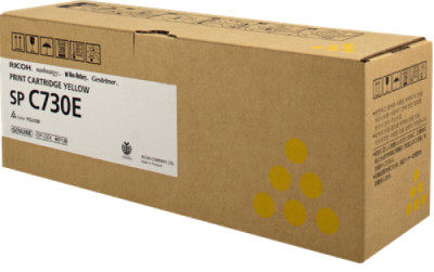 Тонер-картридж Ricoh Print Cartridge SP C730E (yellow), 9300 стр. (PP023423)